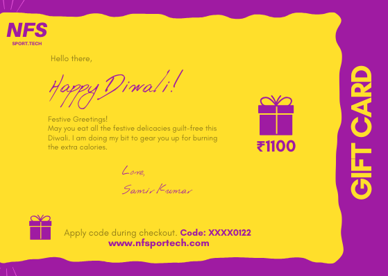 Diwali Gift Card - Rs. 1100 | NFSporTech