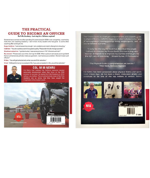 Pack of 2 : The Practical Guide to Become An Officer & Guide to Fitness