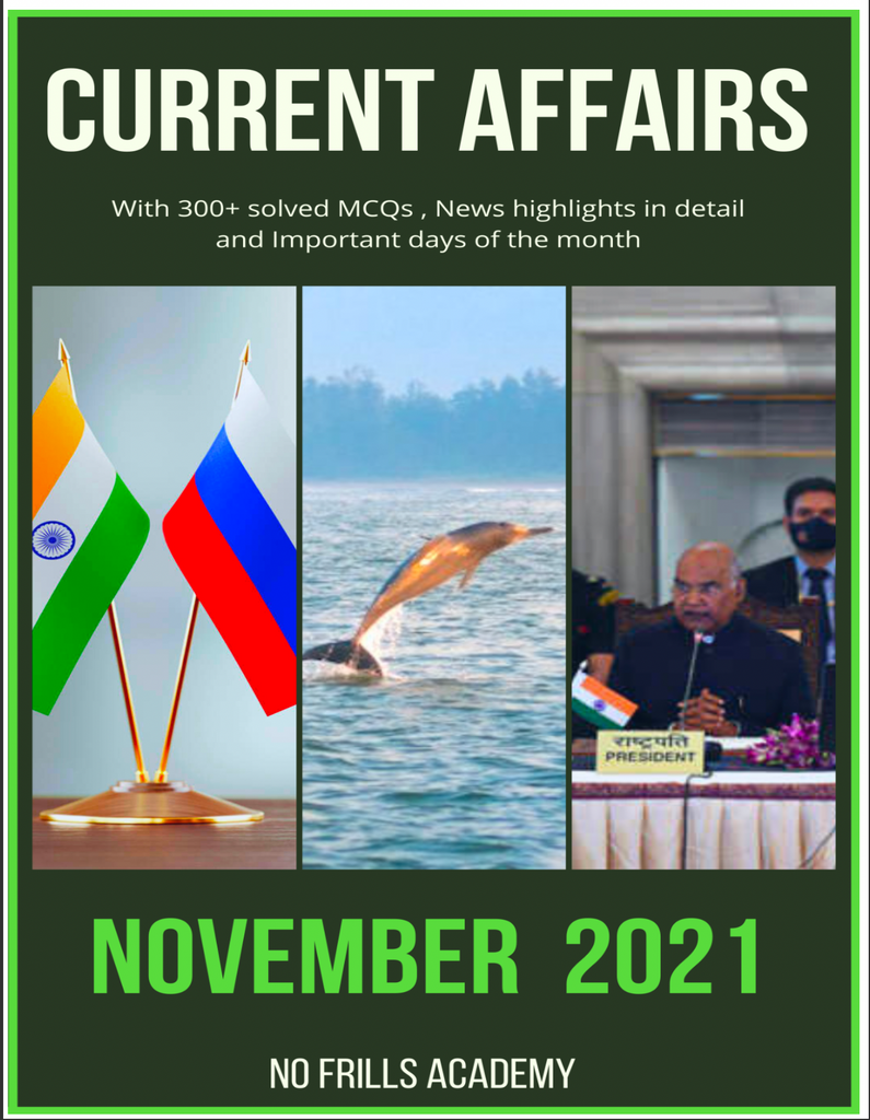 Current Affairs by NFA - November 2021