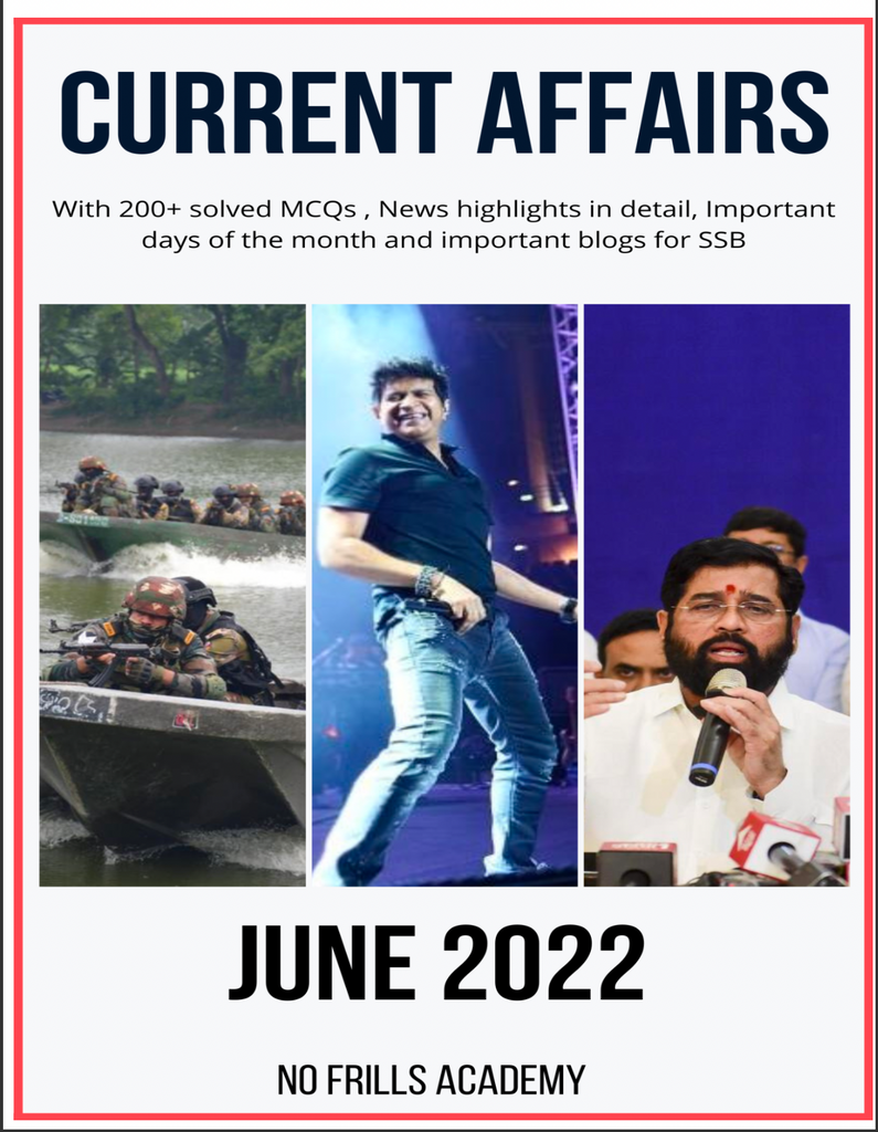 Current Affairs by NFA - June 2022