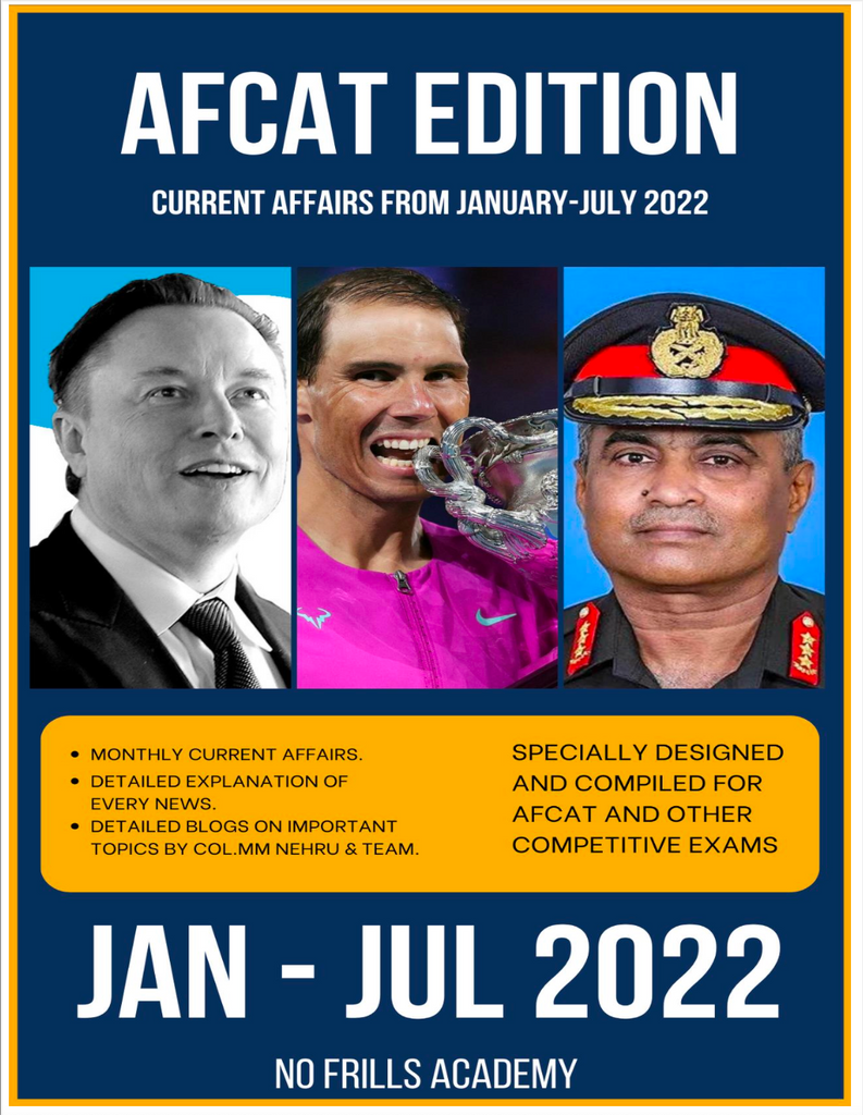 Independence Day Offer AFCAT 2022 edition of Current Affairs by NFA