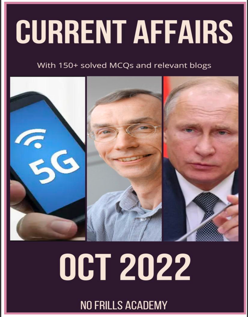 Current Affairs by NFA - October 2022