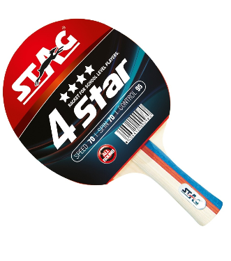 STAG Table Tennis Bat 4 STAR-STAG - NFSporTech